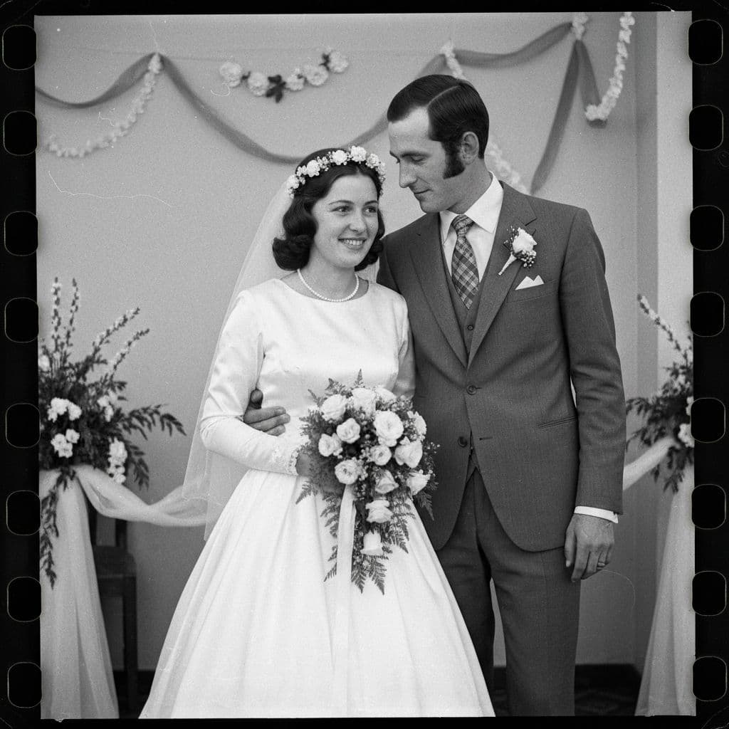 Wedding couple sharing a special moment